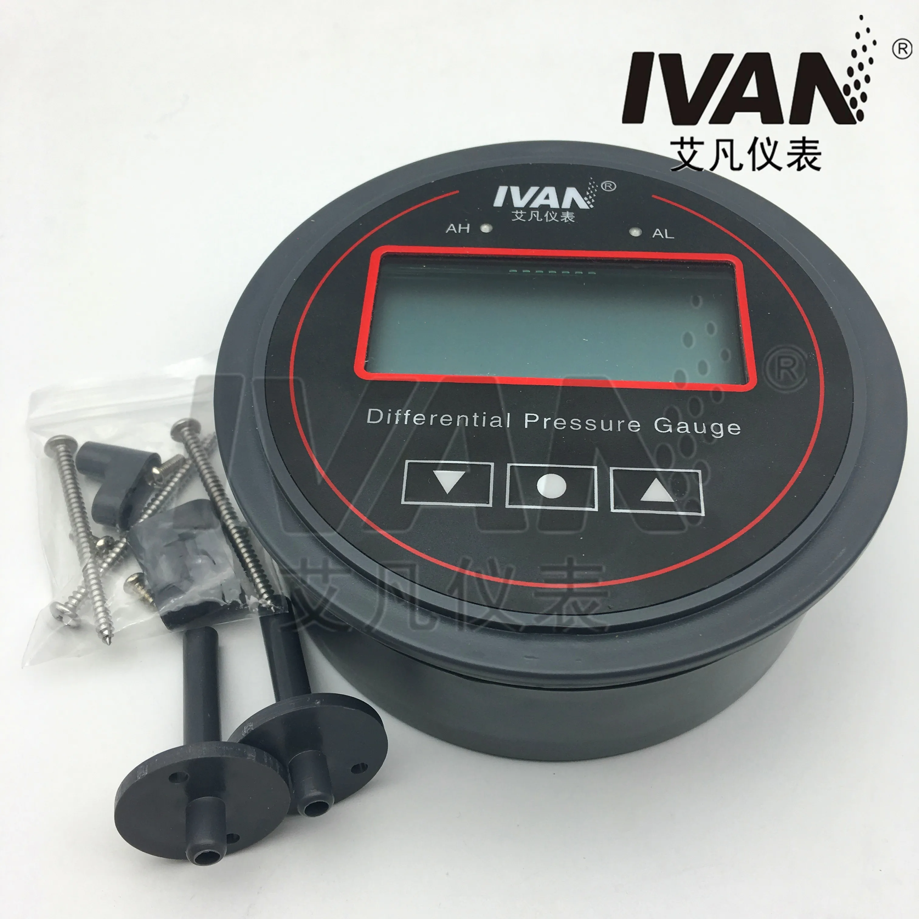 Блок питания 24 В, переключатель дифференциального давления с манометром