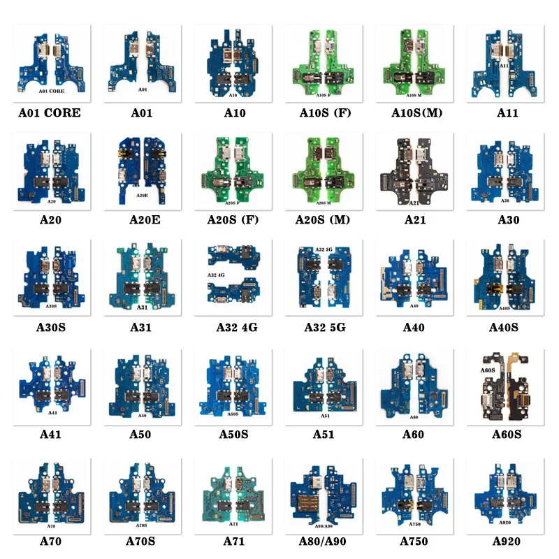 17 year spareparts wholesale power volume button charging flex cables for samsung A20S