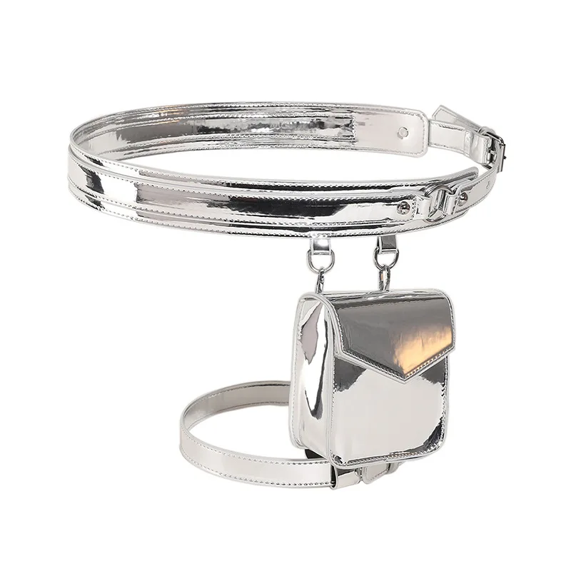 New hot selling carnival festival Women Mini Waist Bag Leather Fanny Pack fashion leg thigh Harness bag