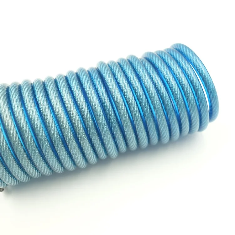 China supply plastic coated steel wire spring cable cheap price