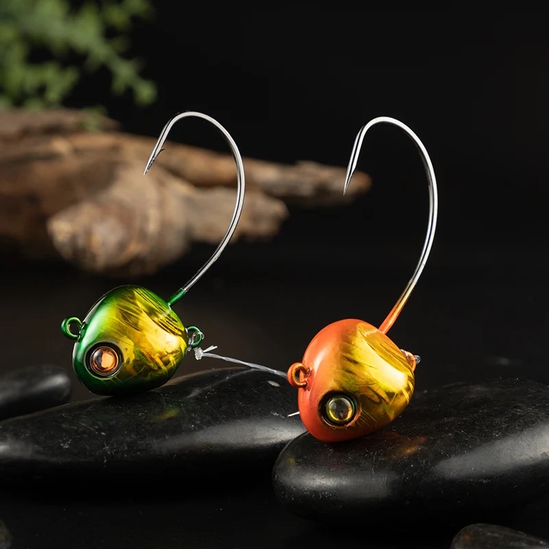 ECOODA Tenya Jig Head 40g/60g/80g Rubber Jig Head Rock Fishing Bait