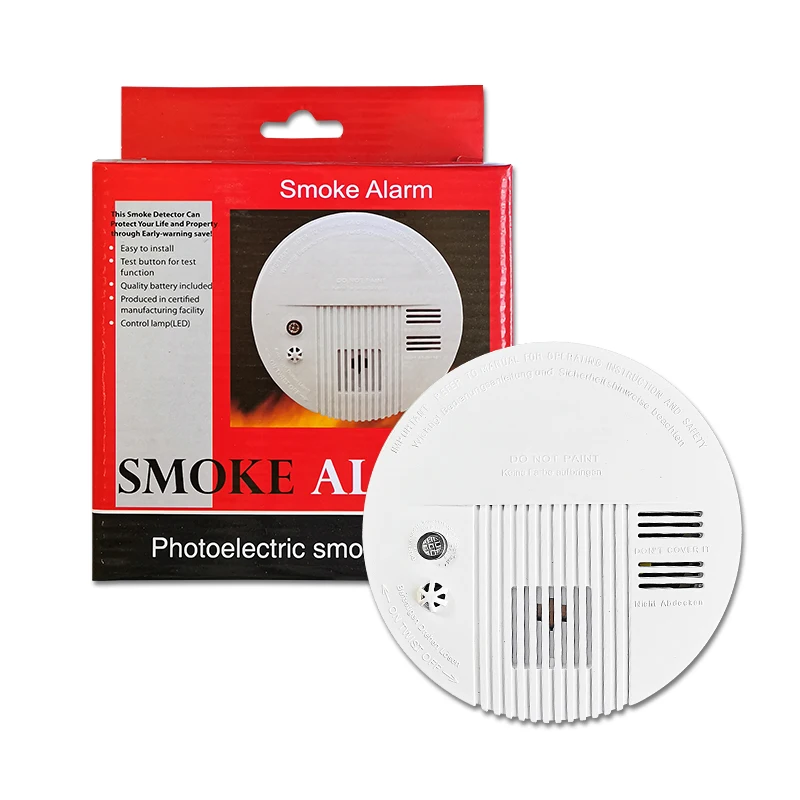 manufacturers 9V Battery Powered  smoke alarm fire alarm smoke detector smoke sensor