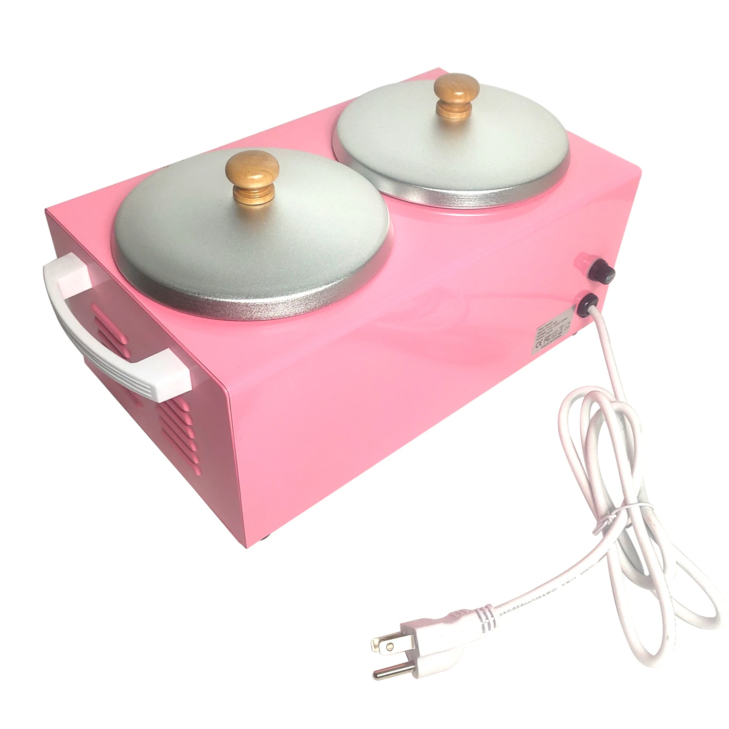 Wholesale private label good quality large single pink paraffin depilatory wax warmer pot heater for hair removal