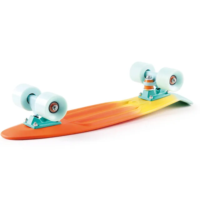 Factory 22 inch plastic skateboard with big LED wheel fish boards penny skateboard