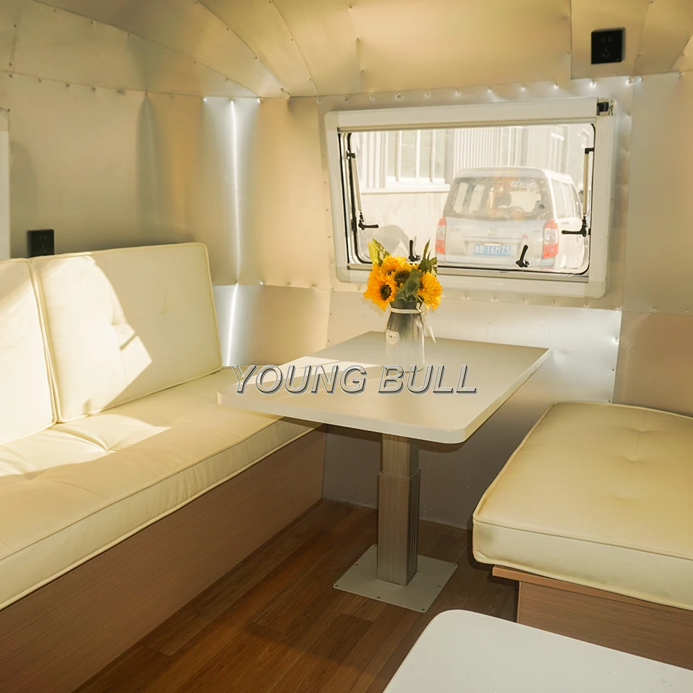 Youngbull Australian Mirror Stainless Steel multifunctional customized travel trailer camp