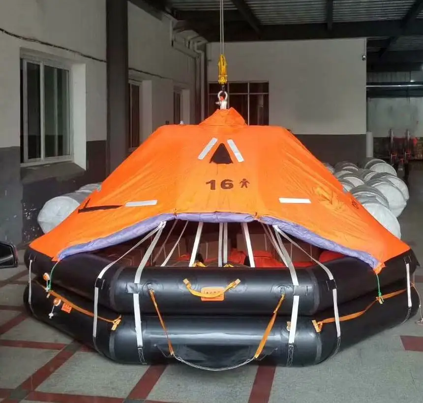 СОЛАС Давид запущенные надувные спасательные плоты KHD-15 для возраста от 12 до 35 человек с днв гл ЕК мед CCS сертификат