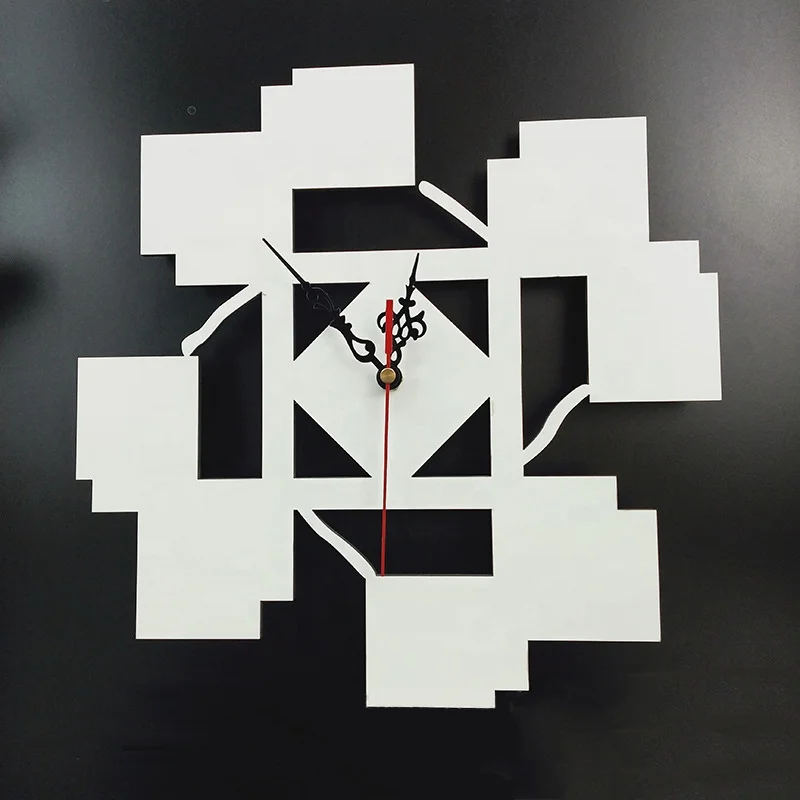 Сублимационные часы из ДВП 30 см круглые деревянные