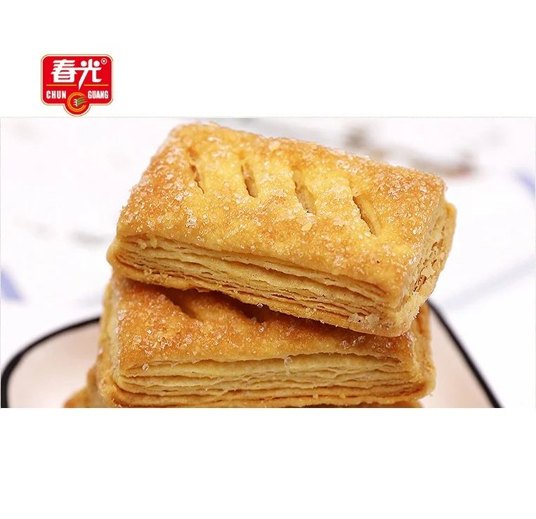 Famous Europe Machine Made, Original Coconut Cookies Coconut Puff Pastry