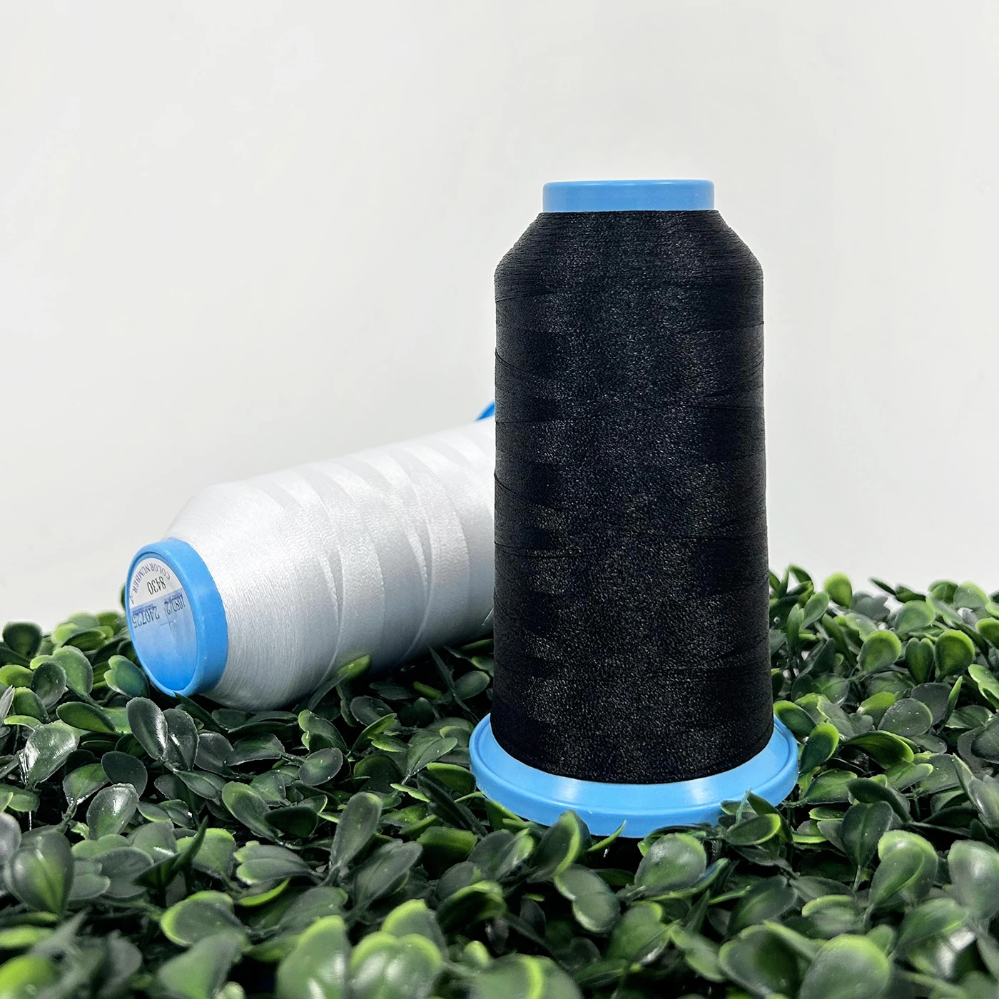 Wholesale factory dyed 202 402 502 602 603 polyester anti bacteria embroidery blended yarn