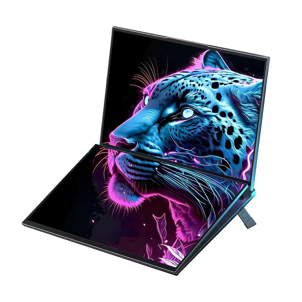 Brand New Laptop PC 16 +16 Inch IPS Touch Double Screen Notebook Core i7/i5 12th Gen Business Gaming Dual Screen Laptop