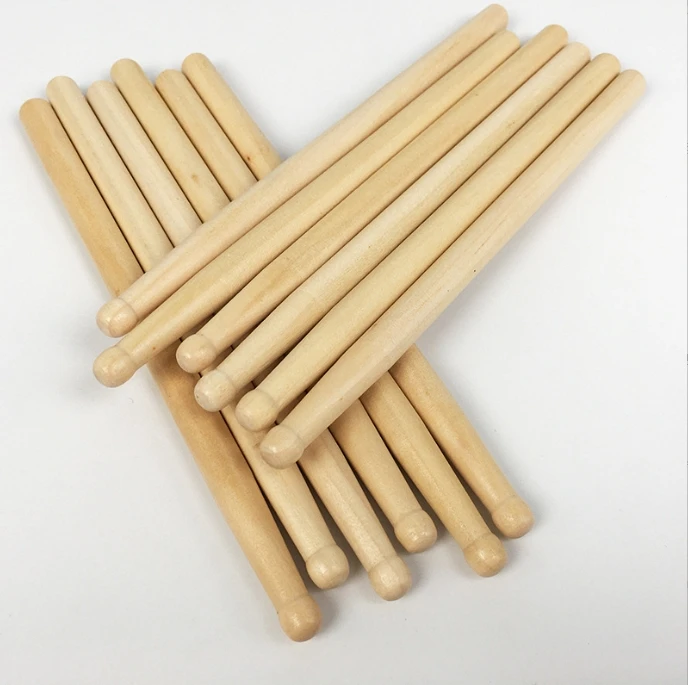 Solid beech wood rhythm stick small drum hammer  waist drum stick  drumming hammer