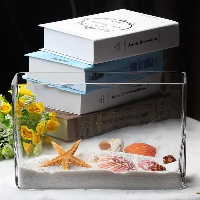 Wholesale shanxi clear non acrylic glass cube vase