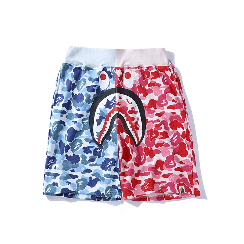 Unisex Full Zipper Bapees Shark Camo Hoodie High Quality Fashion Casual Fashion Street Wear Zip Up Hoodie For Men