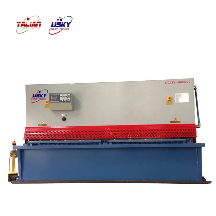  YALIAN/уский высокий уровень безопасности QC12Y-6X2500MM станки для резки с высокой поворотного Ударника CNC режа