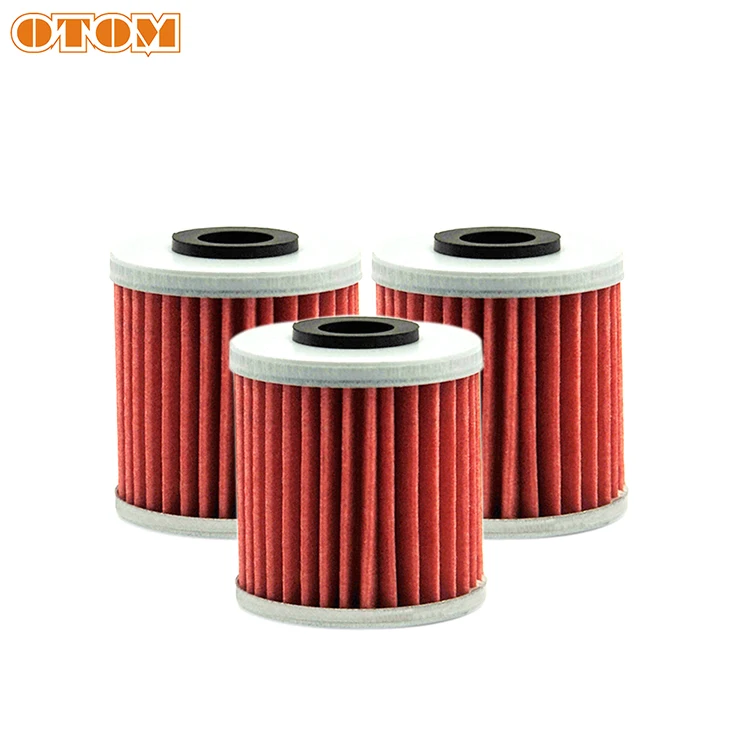 OTOM KXF Motorcycle Oil Filters Motorcorss Dirt Pit Bike Engine Fuel Filter Cleaner For KX250F 2004-2019 KX450F 2016-2019