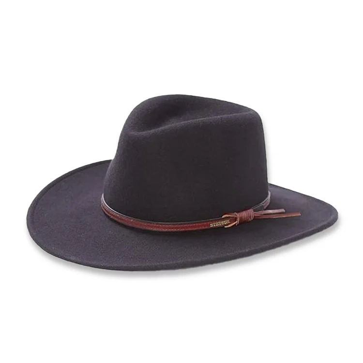 Top Quality Custom Child Faux-Suede Embroidery Cowboy Hat Patches Designed Logo Cowboy High End Caps