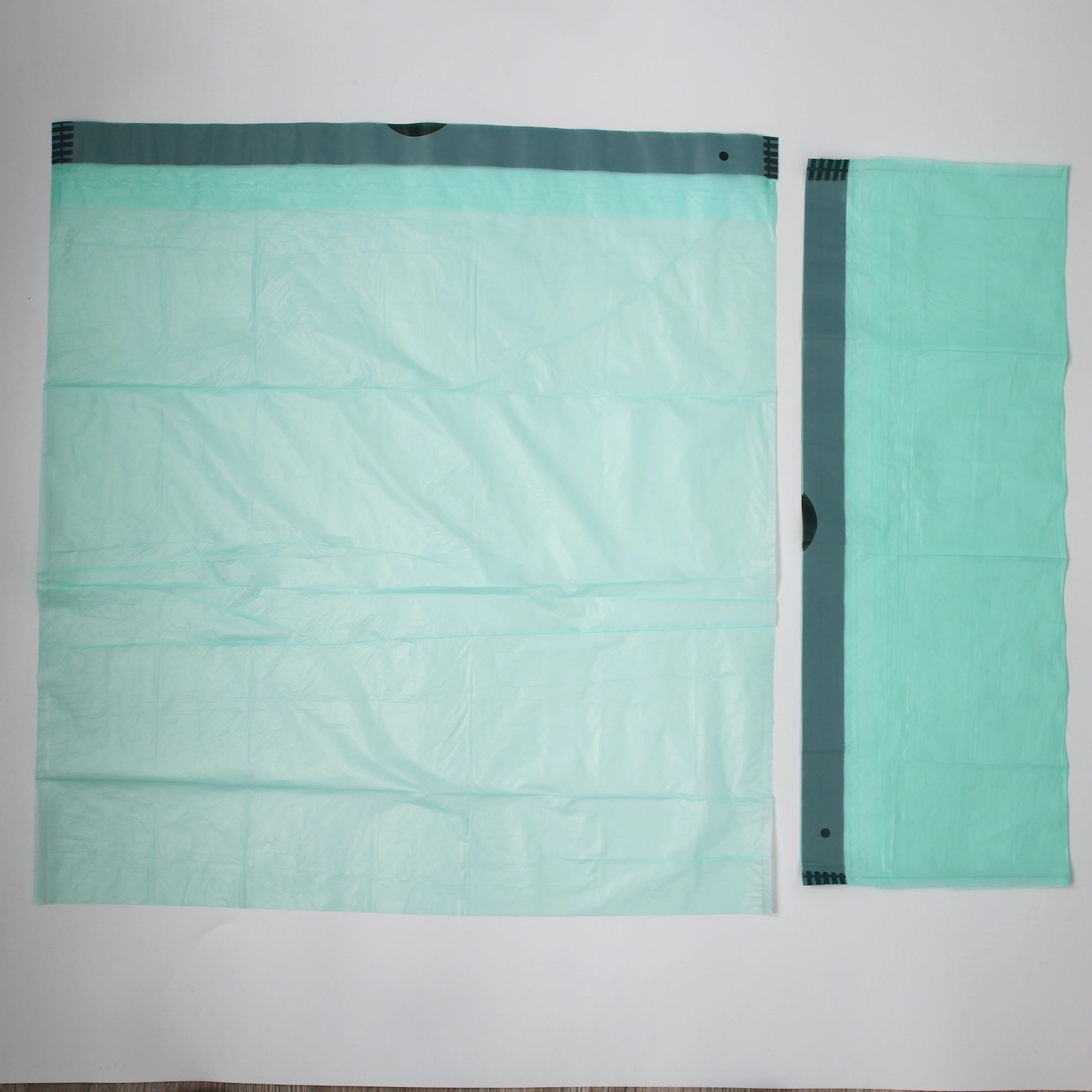 Factory Customization Strong cornstarch PLA compostable bin bags Household Trash Garbage Bags With Drawstring
