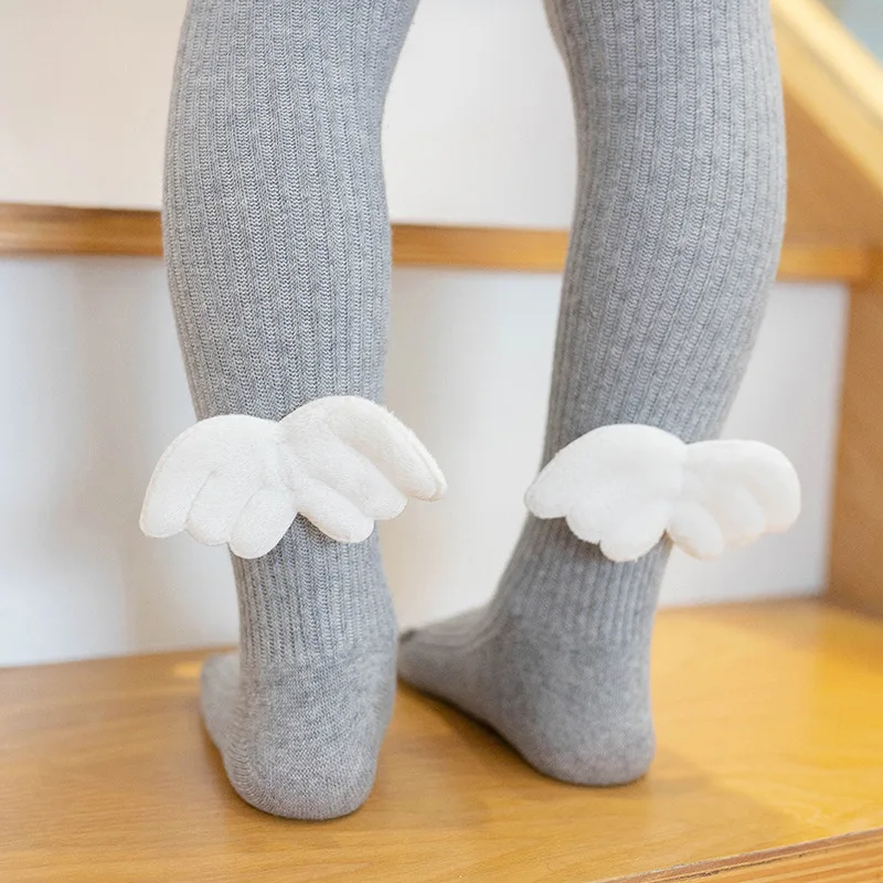 Good quality custom organic wool baby pantyhose tights little baby children winter wholesale with cotton