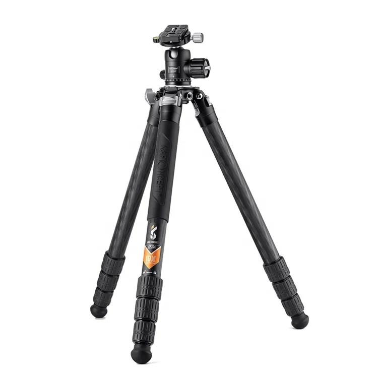 K&F Concept DSLR Camera Carbon Fiber Tripod with Ball Head Quick Release Plate