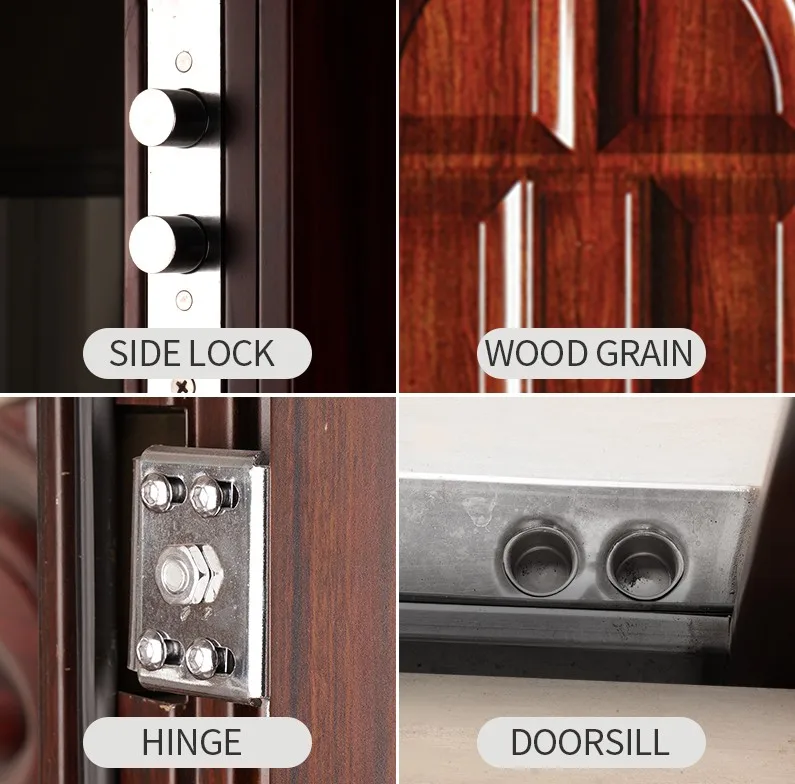 Quality manufacturer supply panel Solid Core White Primer MDF HDF bedroom Interior Door