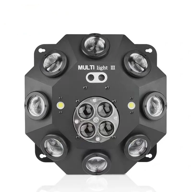 5 in 1 LED Projector Stage Effect Laser Beam Strobe Flash Light DMX Bee Eyes for DJ Disco Stage Light Party Light Music Lamp