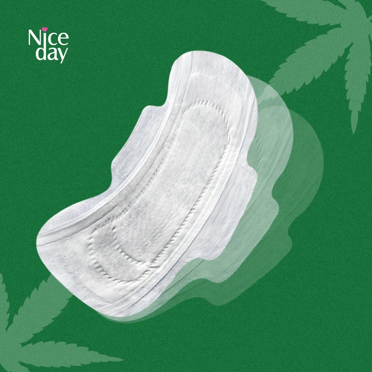 Niceday Free Sample Private Label Pantie Liners Hemp Sanitary Pad for Women Organic Thin Cotton Panty Liners