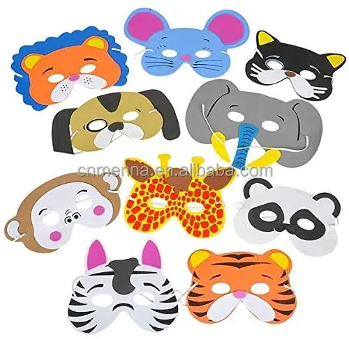 Factory Wholesale Hot Sale Product EVA Material Foam Animal Mask Halloween