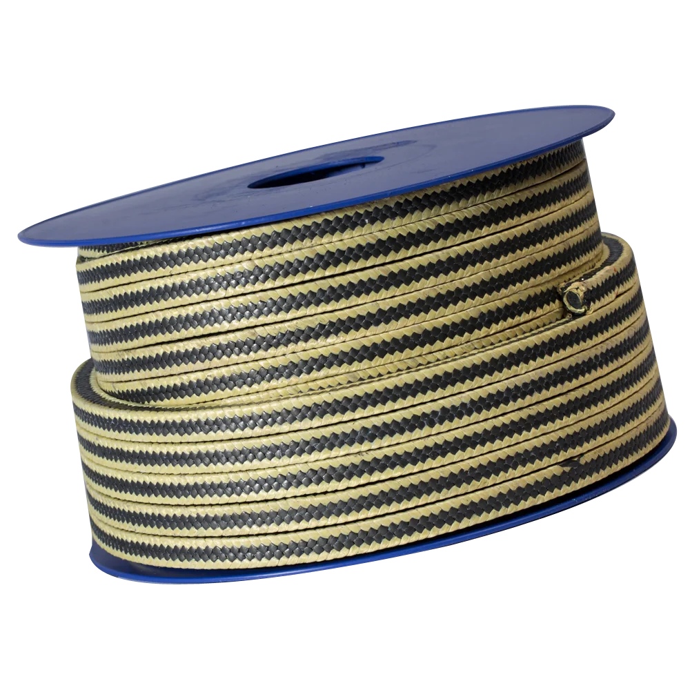 PTFE Graphite packing with  aramid fiber packing in corners