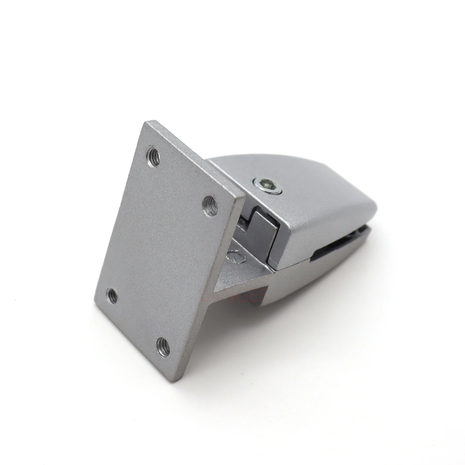 Office Hardware T Type Base Desktop Floor Acrylic Divider Panel Clip Divider Aluminum Alloy Glass Office Partition Clamp