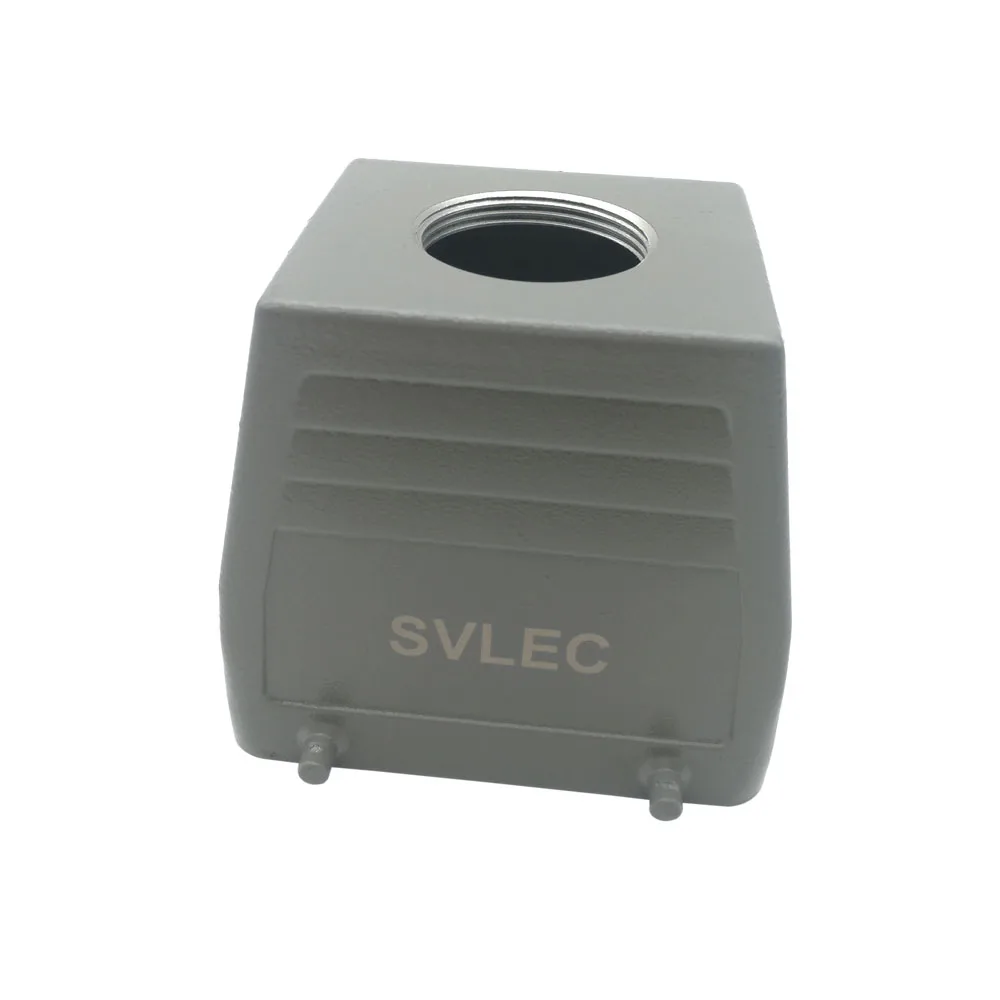 32 Pin Double locking Lever H32A Rectangular Heavy Duty Connector Top Entry Hoods with M40 cable outlet