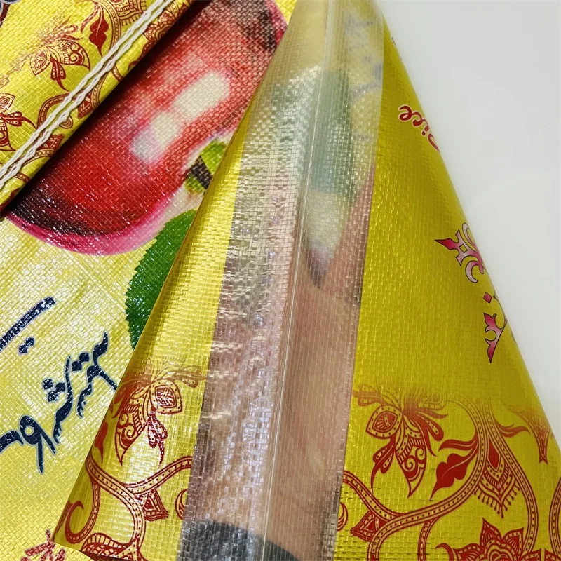 Custom 25kg 50kg PP woven packaging bag for rice flour corn polypropylene woven sack pp bag