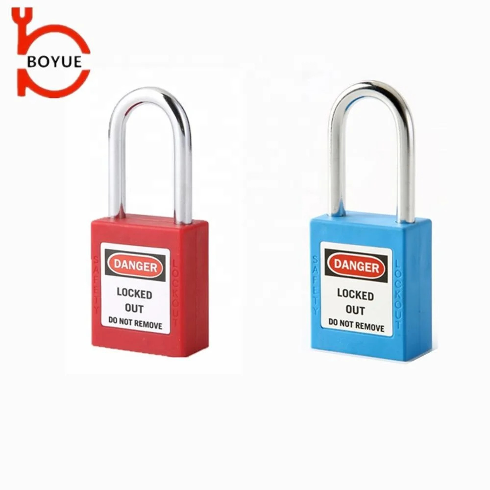 Boyue 38 мм Loto безопасный навесной замок с мастер-ключом и стальной скобой для промышленных блокировочных устройств