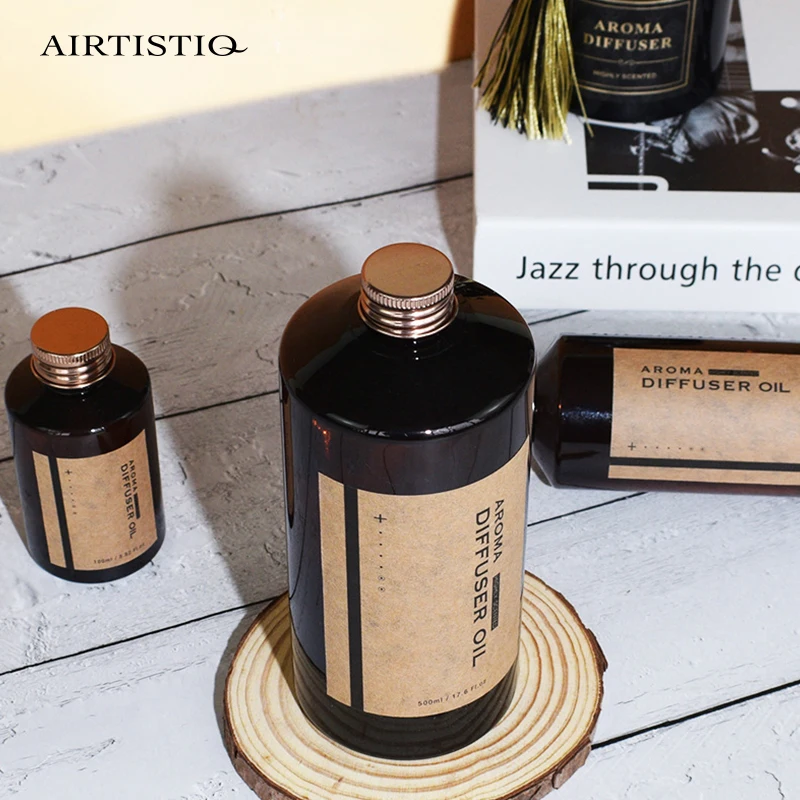 Wholesale 100ml 200ml 500ml Big Capacity Reed Diffuser Refills Oil Liquid Base