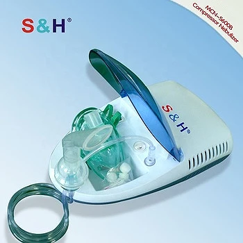 AC Compressor Nebulizer With Compartments Air Piston Nebulizer Inhalator for Inhalation Therapy Purpose