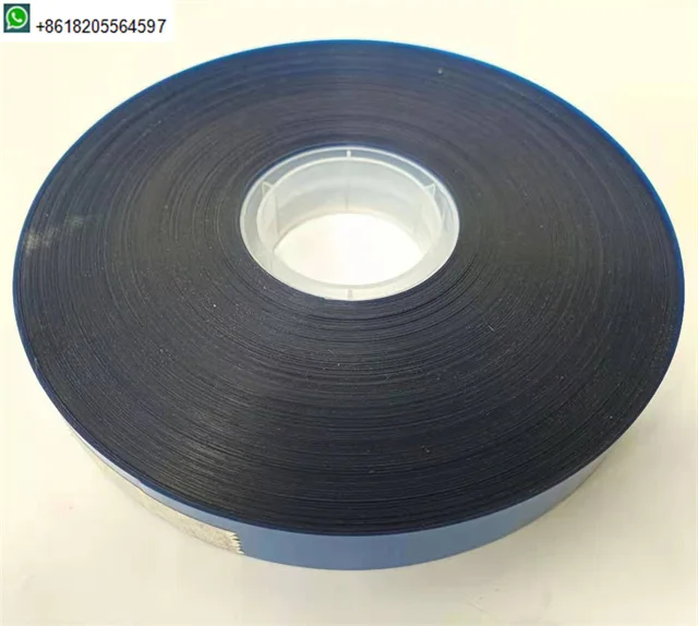 Best price colored OPP banding film 30mm wide hot melt strap pack roll for banding gift box