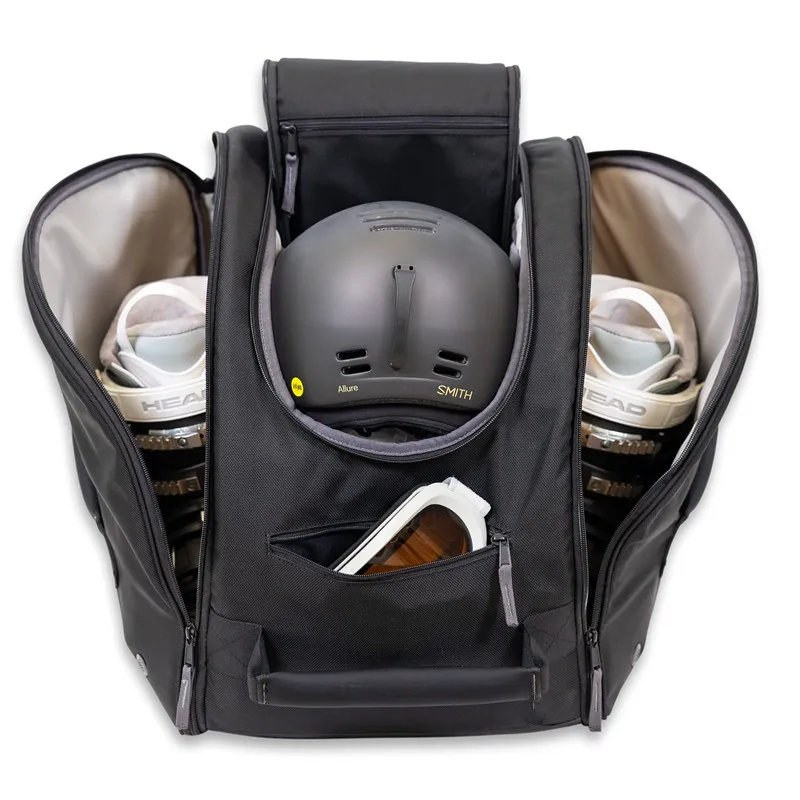 2024 Ski Boot Bag Backpack Waterproof Ski and Snowboard Boots Travel Bag for Ski Helmet
