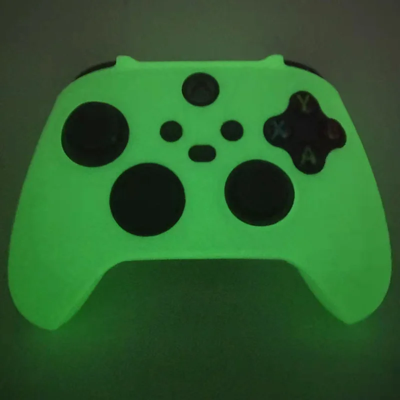 Светящийся в темноте Мягкий силиконовый чехол для контроллеров Xbox серии S/X аксессуары игр геймпада джойстика X S