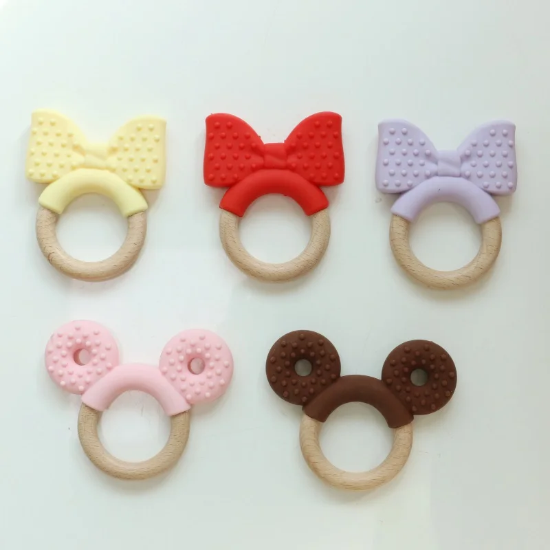 NEW ARRIVAL latest designs cute silicone teething toys food grade baby soothing cartoon silicone teethers