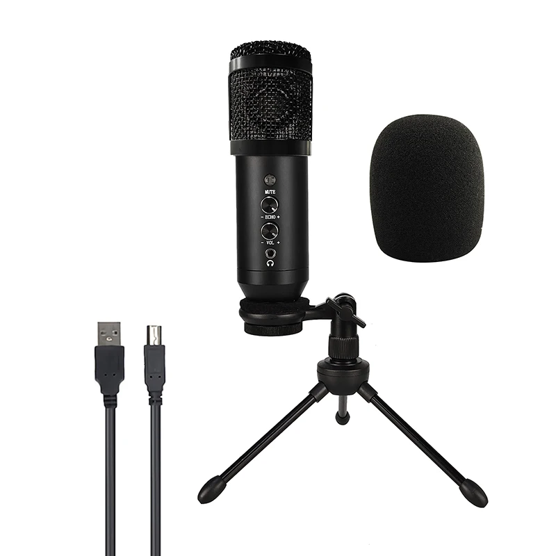 BM800 USB микрофон прямая трансляция Podcast mic bm-800 профессиональный настольный конденсаторный микрофон