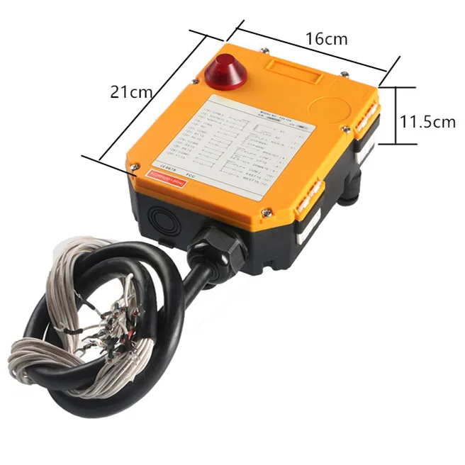F24-12D general waterproof double speed radio industrial wireless remote control for crane electric hoist