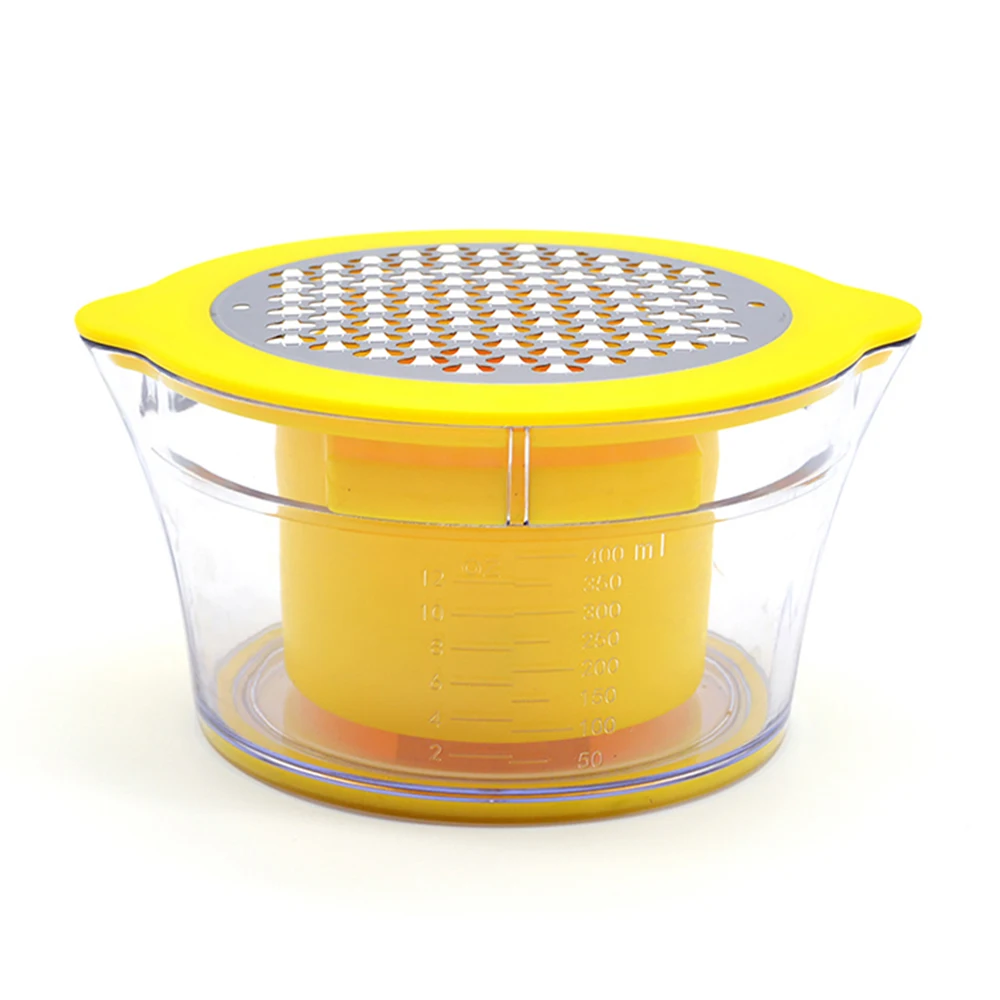 Corn Kernel Cutter Stripper with Safety Handle Quick Corn Cob Peeler Built in Cup Grater and Ginger Grater