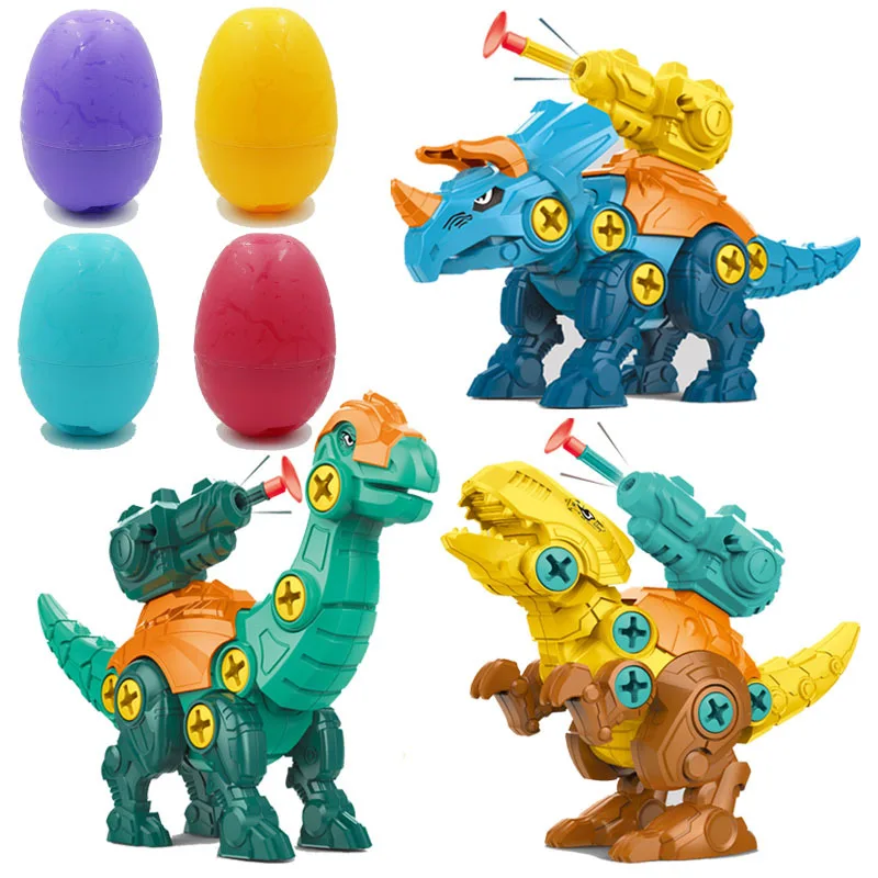 
2021 Take Apart assembly Dinosaur egg set for Kids Building Toy Construction assembly Play for kids launch toys 