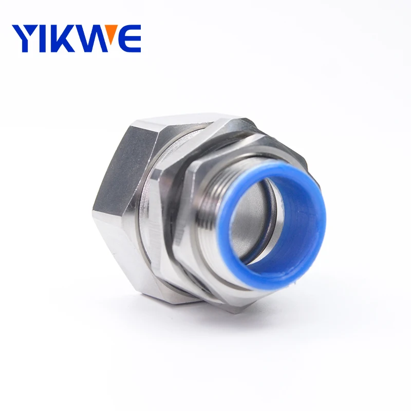 Stainless steel DPJ ended hose fitting for manufacturer electrical M43/M50 metal connector pipe fittings