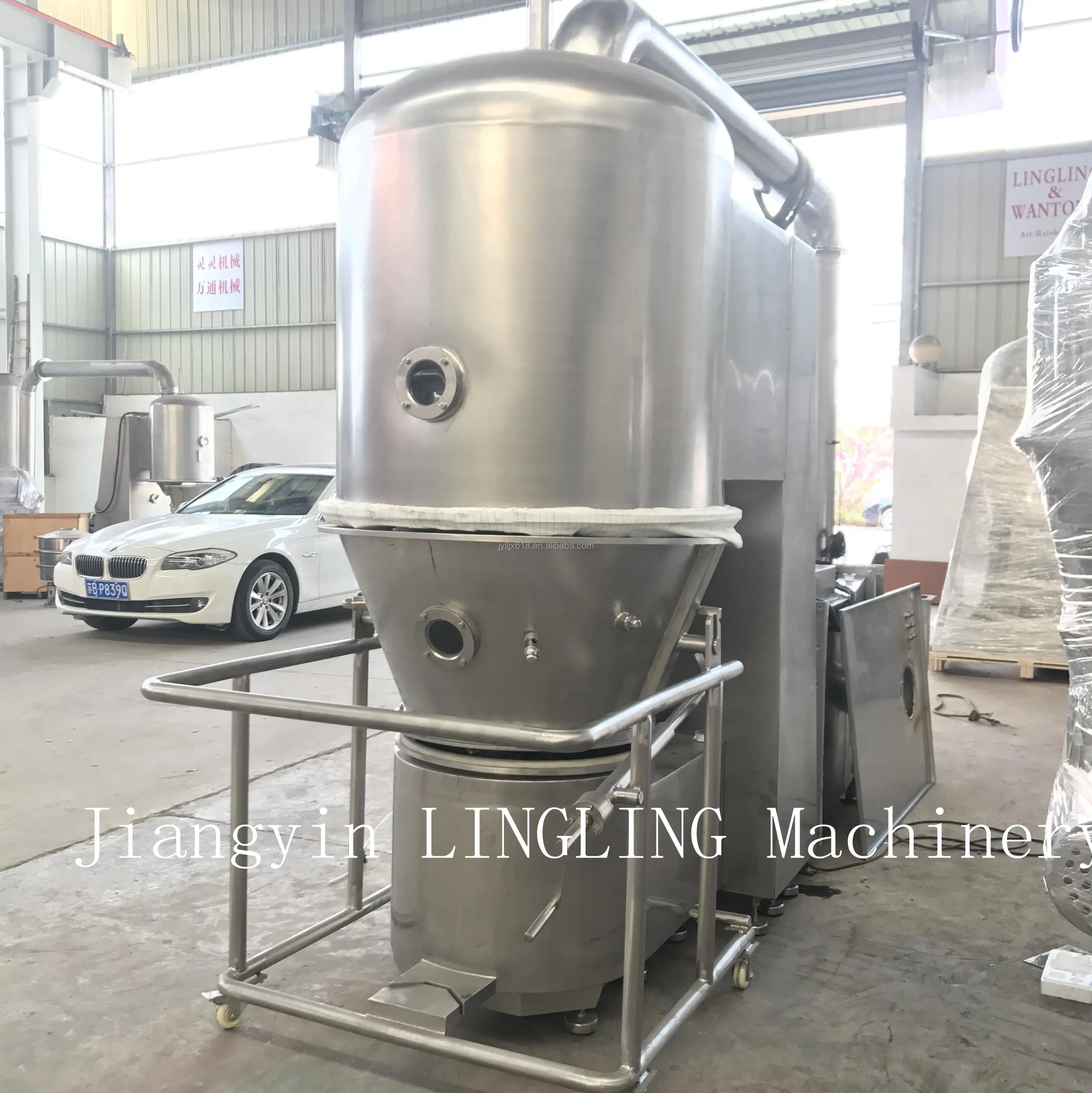 Pharmaceutical GFG Series High efficiency Fluidized bed granulator dryer