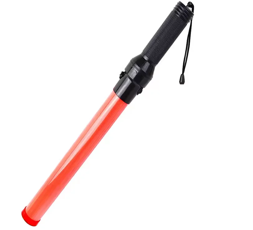 Factory High Quality 54cm Portable Dry Battery Traffic Control Flash Warning Light Traffic Lights Traffic Baton