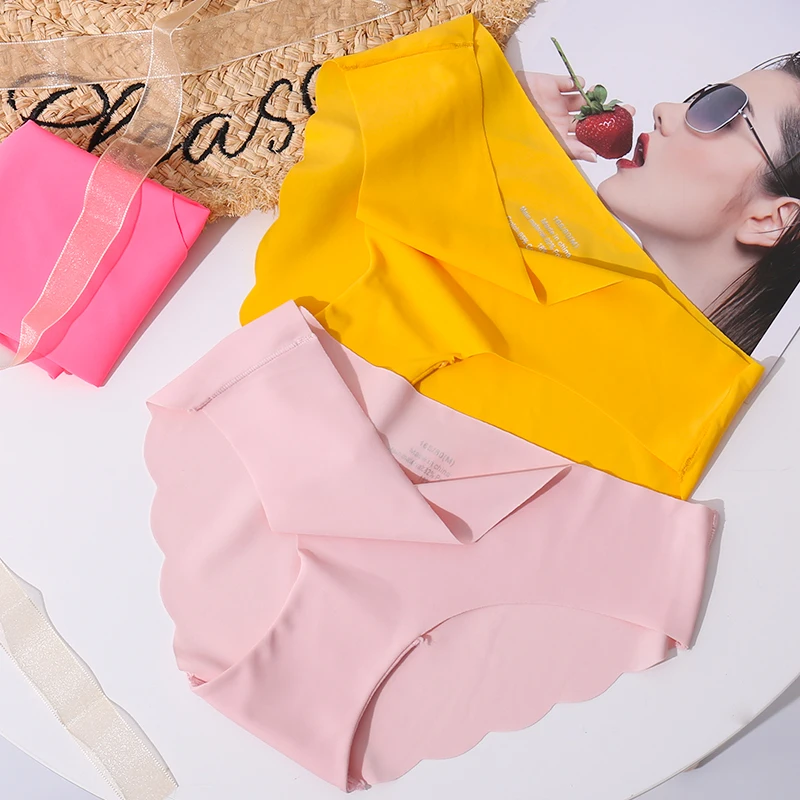 OEM бесплатный образец от производителя, индивидуальный логотип, женское сексуальное бесшовное нижнее белье, женские трусики