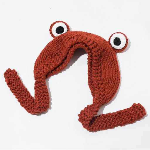 
Frog Embroidered Cheap Price Girls Gifts Cartoon Frog Lovely Winter Hats Knitted Earlap Cap Beanie 