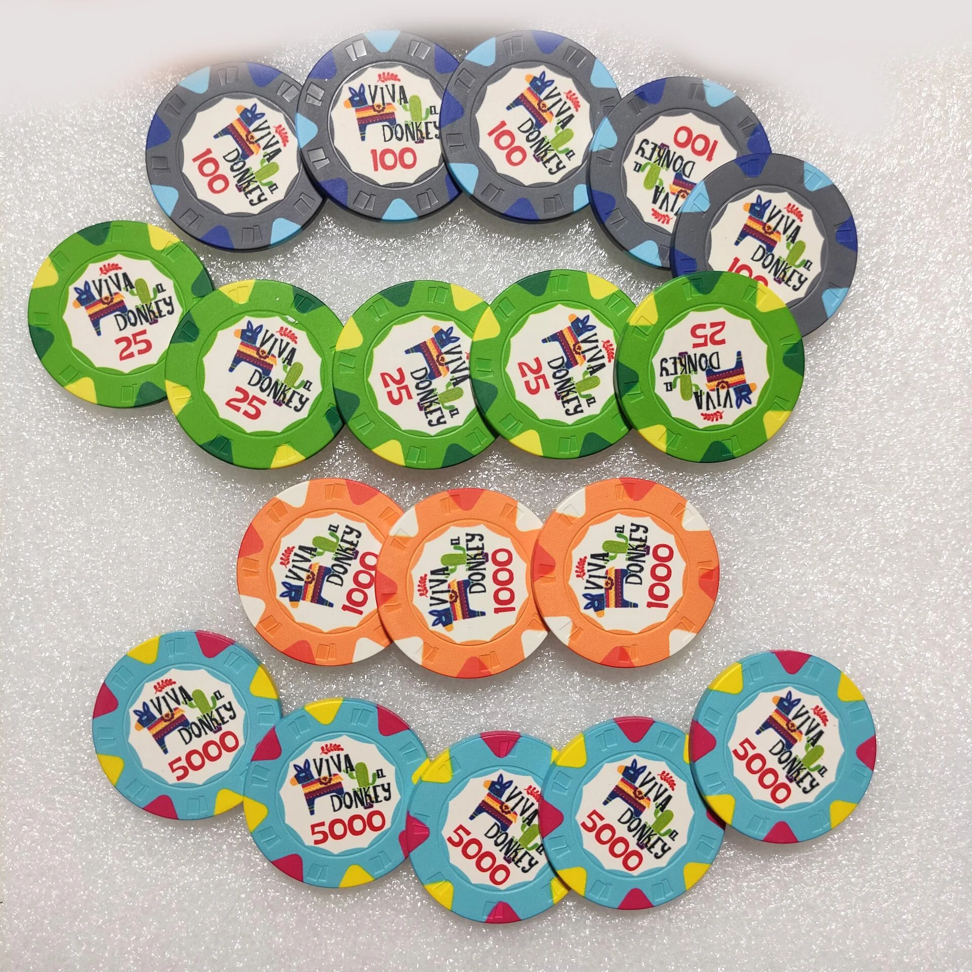 Chenglin  custom casino chip 10g EPT Ceramic poker chip with your logo