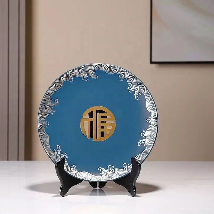 Light luxury high-end fortune office cash tree living room wine cabinet decorations housewarming gifts