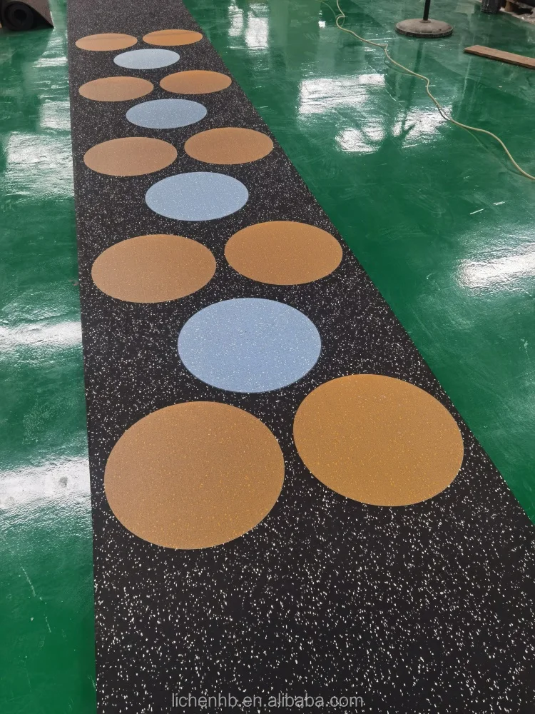 New product durable gym EPDM rubber flooring roll mat shock resistance sound insulation